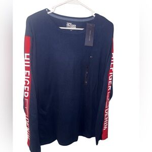 Tommy Hilfiger long sleeve shirt size L color Blue new